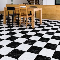 HYUNDAE sheet 地板紙膠粘劑人字形, 羅馬象棋光澤 (HBS13)