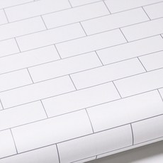 HYUNDAE sheet 廚房磁磚壁貼, 素面磁磚(HWP-21652), 100cm x 3m