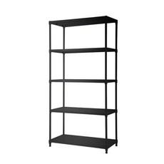 Korak Korea Vrack置物架 2層 600*350*900mm, 黑色的