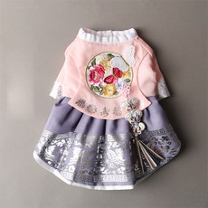 ITS DOG Sena Dang 的寵物韓服, 紫紅色