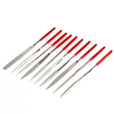 鑽石銼刀套組 160*4mm, 銼刀 10種, 1組