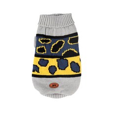 BPS BUENA PET SHOP KONG K PET 字母寵物毛衣, 灰色