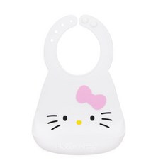 BUMKiNS 矽膠圍兜, Hello Kitty, 1入