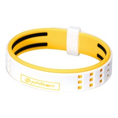 phiten 功能性雙手鍊, 白+黃