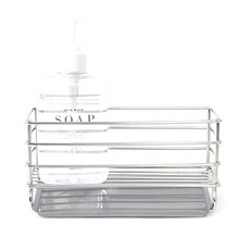 LIVING HAPPY 廚房不鏽鋼置物架+貼紙 2入組, 單色, 1套