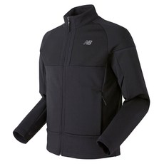 new balance 男款半高領印花內刷毛外套