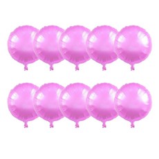 派對圓形氣球, 淺粉色, 10個