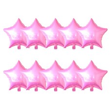 派對星星氣球, 淺粉色, 10個