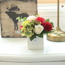 MORIANN Harmony 索非亞康乃馨中心裝飾品, 紅色的, 1個