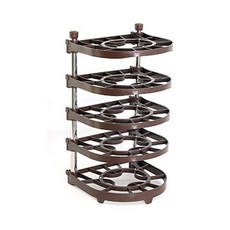 리빙해피 국산 주방 하부 뉴후라이팬정리대, 브라우니