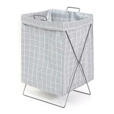 LIVING HAPPY 大容量多功能回收箱, 格紋, 1個