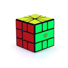 QI YI TOYS Bolt Square 1 V2 全磁模因魔術方塊, 黑底