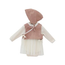 bebe nine 女孩韓服套裝