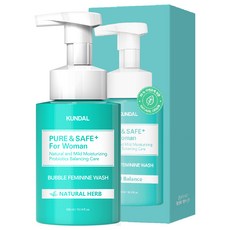 KUNDAL 昆黛爾 女性專用私密清潔慕斯 草本香, 300ml, 1瓶