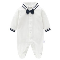 JOY MULTI 男款蝴蝶結領帶造型連身衣