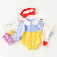 JOY MULTI 女童連衣緊身褲+髮帶組