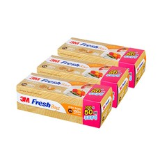 3M Fresh塑膠袋, M(25*35cm), 150枚, 3盒