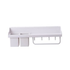 塑料廚具架, 白色的, 1個