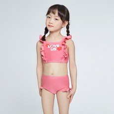 배럴 여아용 버디 투피스 래쉬가드