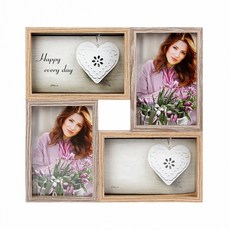 藝廊室內裝飾照片木質相框, 隨機出貨, 1個