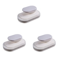 THE ZAKKA 粉彩手持式清潔海綿, 灰色, 3個