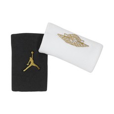 NIKE Jordan Jumpman Wings 2.0腕帶 CK9948-092, 黑色+白色