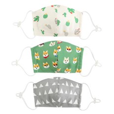 Coney Island 孩童印花口罩 3入