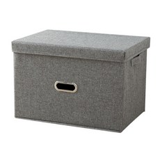 GUNU 모던디자인 접이식 린넨 리빙박스 XL, 그레이, 1개