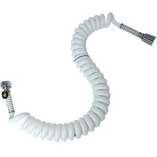 彎頭淋浴軟管 2.5m 白色, 1個