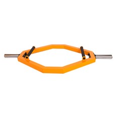 바디스트릿 트랩바 스쿼트 기구 15kg + 고정 마구리 2p, 옐로우(기구)