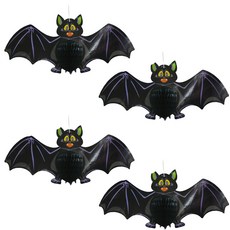 파티쇼 할로윈 장식 박쥐허니컴 4p