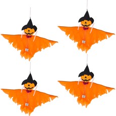 파티쇼 할로윈 장식 인형데코 호박 4p, 혼합색상