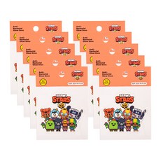 STUDIO EIGHT Brawl Stars 清除裝飾貼紙, 紅色的, 10個