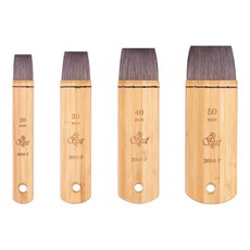 artsecret 藝術家的秘密 水彩工藝畫筆組 2050F 4入, 20mm+30mm+40mm+50mm, 1組