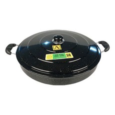 이디나 삼우 전판 양수 프라이팬 + 뚜껑, 1세트, 55cm