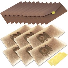 奢華珍珠信封 隨機出貨 10入 + 金色零用錢信封 6入, 福袋, 1套