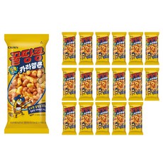 크라운 꿀땅콩 뜸뿍 카라멜콘, 44g, 18개