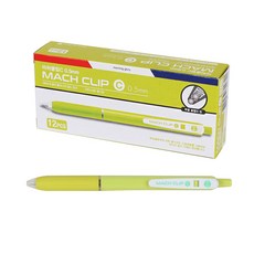 morning glory 1000 Mach Clip C 黑色筆 0.5mm, 綠色, 1個