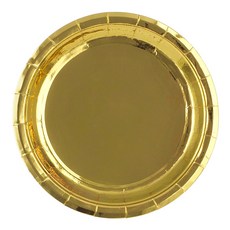 派對盤 23cm 金色, 10片, 3個
