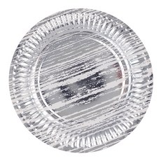 派對盤 23cm 復古銀色, 10片, 3個