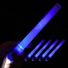 LED 멀티랜턴 건전지 야광스틱, 블루, 5개