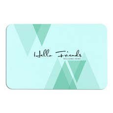 JH컴퍼니 푸른 플랜트 미끄럼 방지 매트, H타입