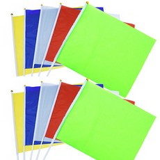 PARTYHAE 應援旗幟5件組, 紅色 + 黃色 + 綠色 + 藍色 + 白色
