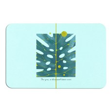 JH컴퍼니 푸른 플랜트 미끄럼 방지 매트, D타입