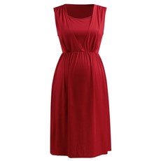 올나인 수유가능한 베이직내추럴 임산부 원피스