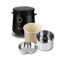 Mini Cook 1-3 人迷你低糖電飯煲, EDC-600, 黑色