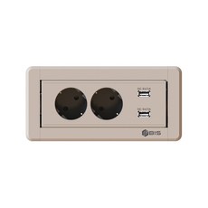 BIS 手動多向旋轉插座 BID-202M, 1個, 香檳金色