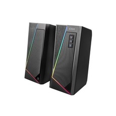 cox 2聲道多媒體PC音箱, CPS300, 黑色的