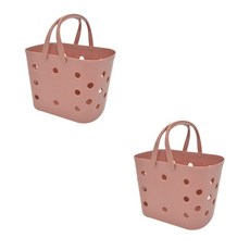 THE ZAKKA 多功能收納沐浴籃 粉色, 2個