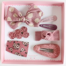 Chaney Bonbong Pink Fong 兒童粉嫩髮夾組
